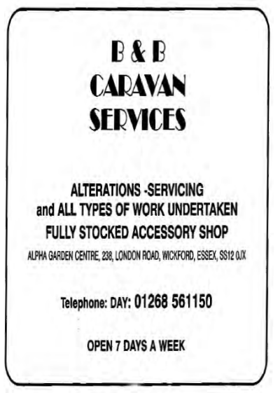 B & B Caravan Servicing